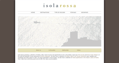 Desktop Screenshot of isolarossa.co.uk